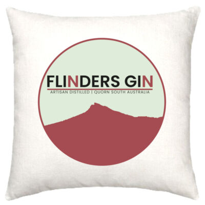 flinders gin throw pillow Thumbnail